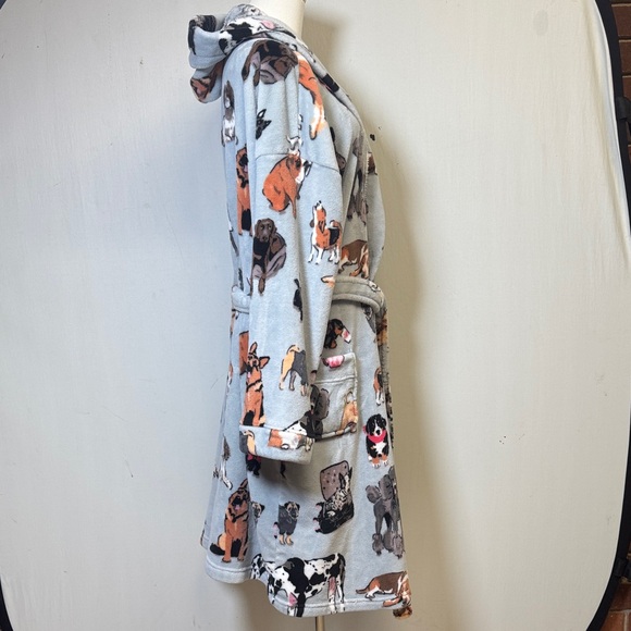 Vera Bradley “Dog Show” Hooded Fleece Robe Size 2XL/3XL - Picture 7 of 11